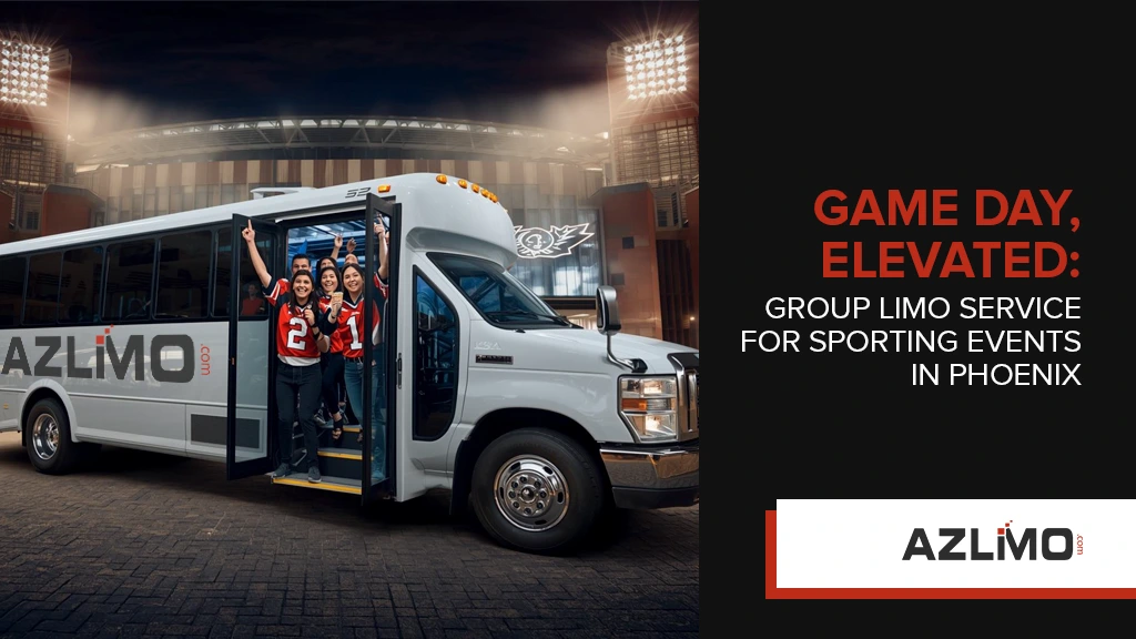 Gameday elevated group limo service for sporting events in phoenix